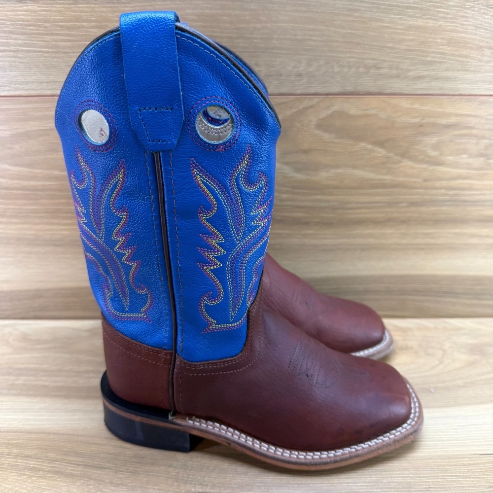 Cody James Brown Blue Cowboy Boots Little Boys Size 12 Western Rodeo Ranch Farm